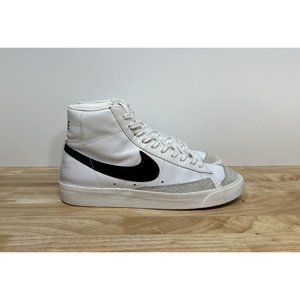 Nike Blazer Mid '77 Vintage White Black Sneakers CZ1055-100 Women’s Size 10